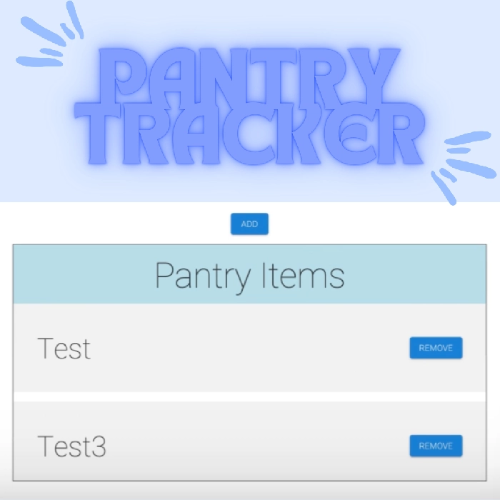 Pantry Tracker